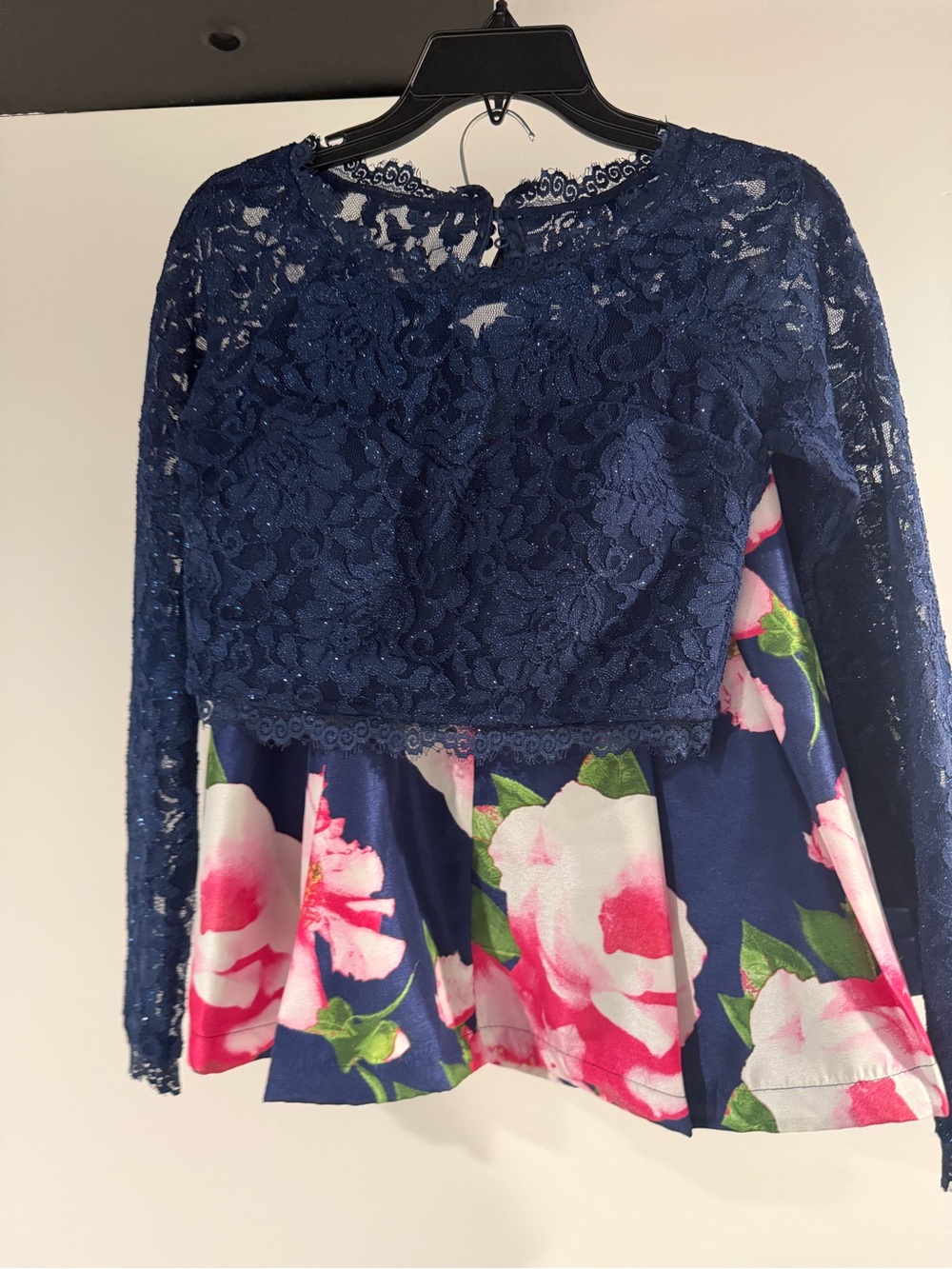 Two piece prom dress